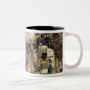 London Street, 1869 Two-Tone Coffee Mug
