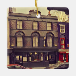 London Street Ceramic Ornament
