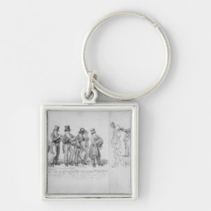 London Street Musicians, c.1820-30 Key Ring
