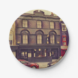 London Street Paper Plate