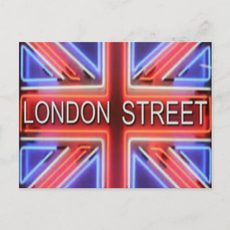 LONDON STREET POSTAL POSTCARD