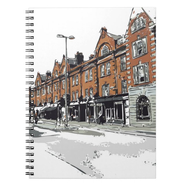 London Street Scene Notebook (Front)