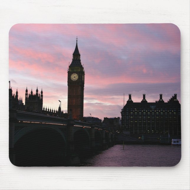 London Sunset Mouse Mat (Front)