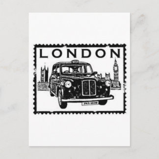London Taxi Postcard
