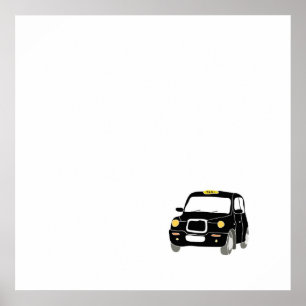 London Taxi Poster
