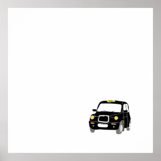 London Taxi Poster