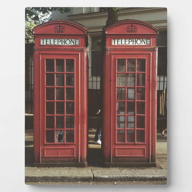 London Telephone Box Plaque (Front)