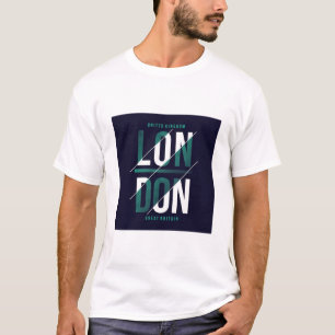 LONDON. TEXT PRINTED T-SHIRT