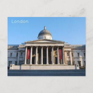 London - The National Gallery Holiday Postcard