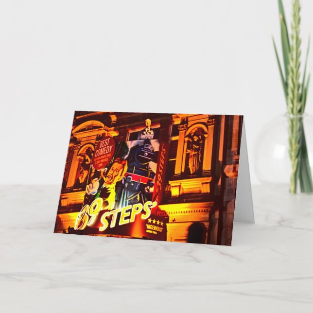 London Theatre Piccadilly (1843 colour)  Card (Front)