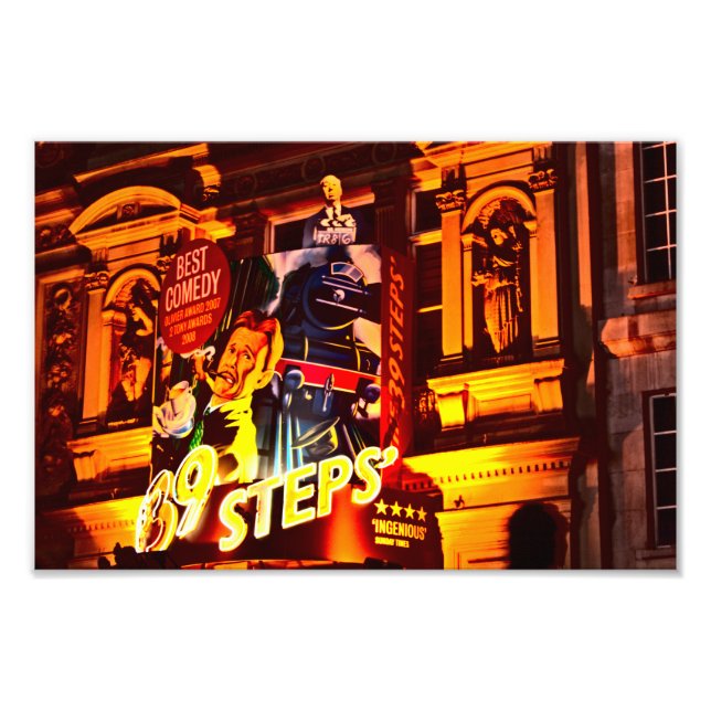 London Theatre Piccadilly (1843 colour)  Photo Print (Front)