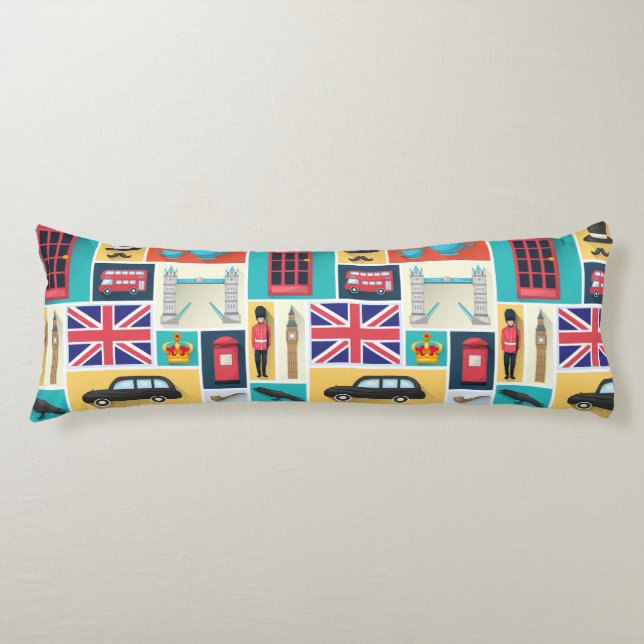 London Themed Body Cushion (Front)