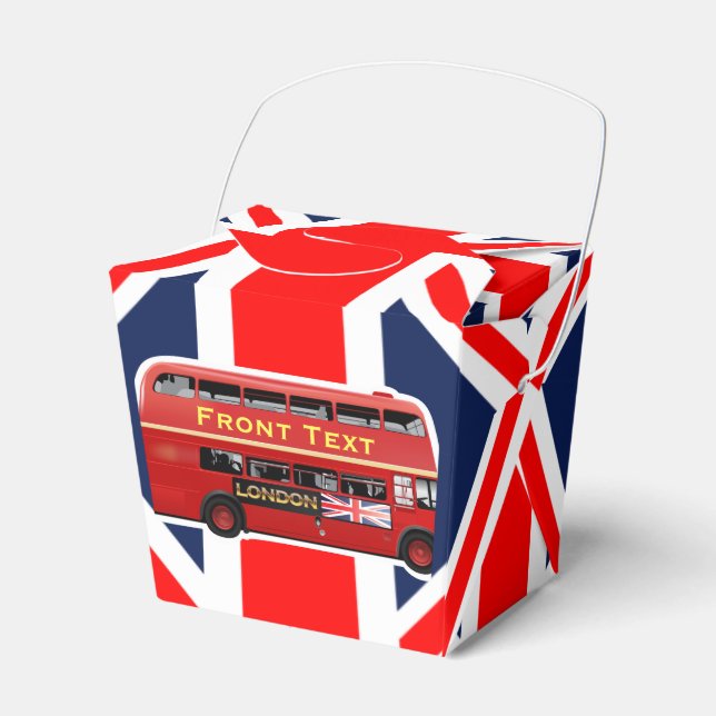 London Themed Favour Box (Front Side)