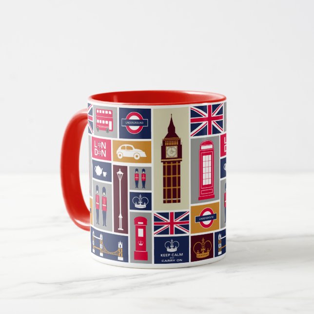 London Themed Mug (Front Left)