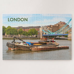 London: Tidy Thames barge, England Jigsaw Puzzle