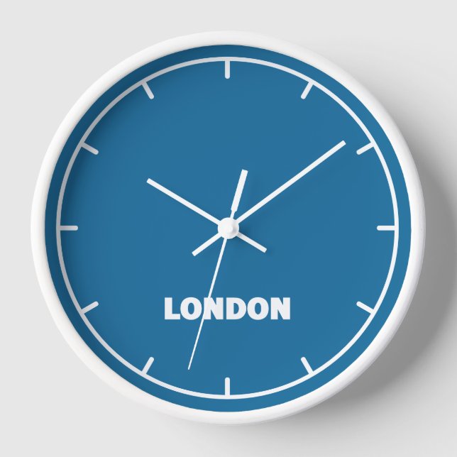 London Time Zone Wall Clock (Front)