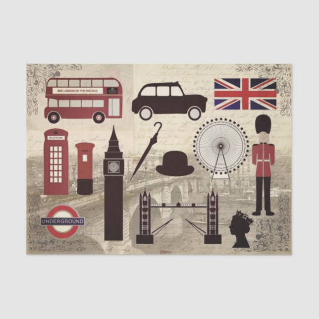 London Tissue Paper (Front)