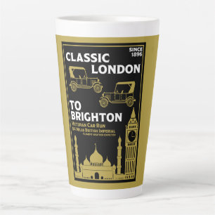 London To Brighton Veteran Car Run Latte Mug