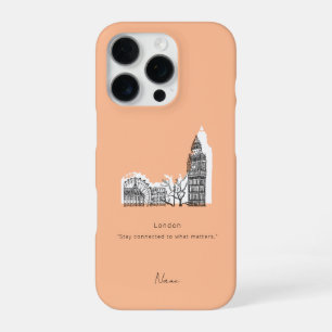 London Tone Sketch iphone case