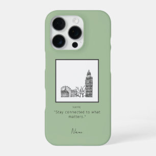 London Tone Sketch iphone case