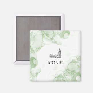 London Tone Watercolor  Magnet