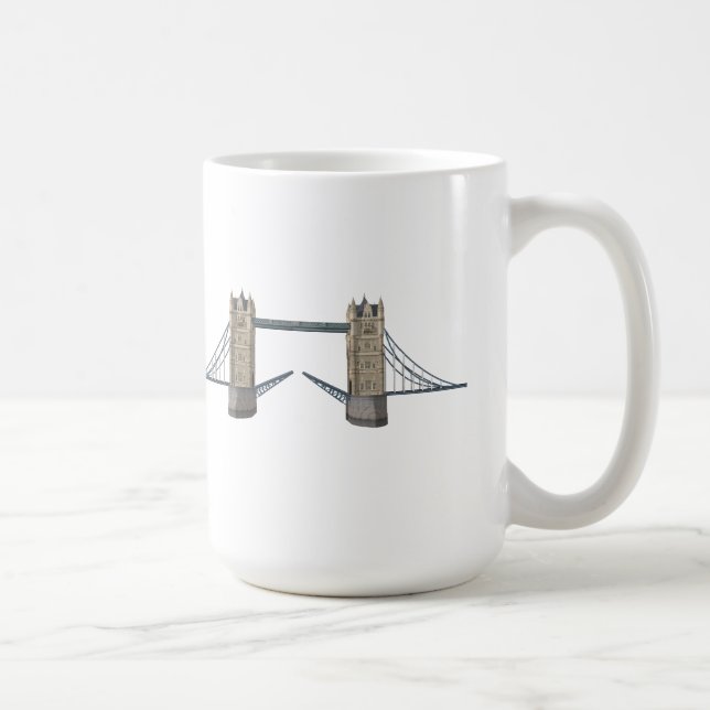 London Tower Bridge: 3D Model: Coffee Mug (Right)