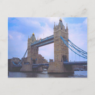 London, Tower Bridge and River Thames Postcard