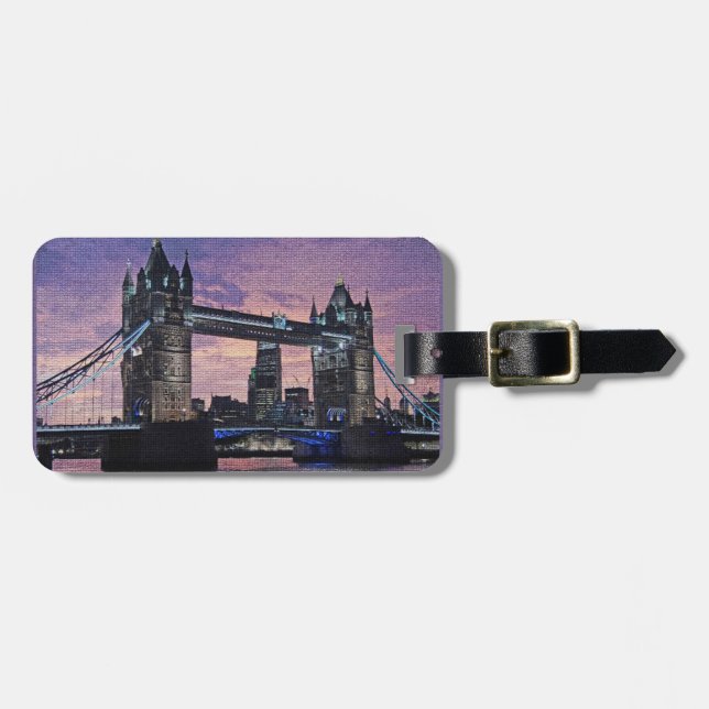 London Tower Bridge Luggage Tag (Front Horizontal)
