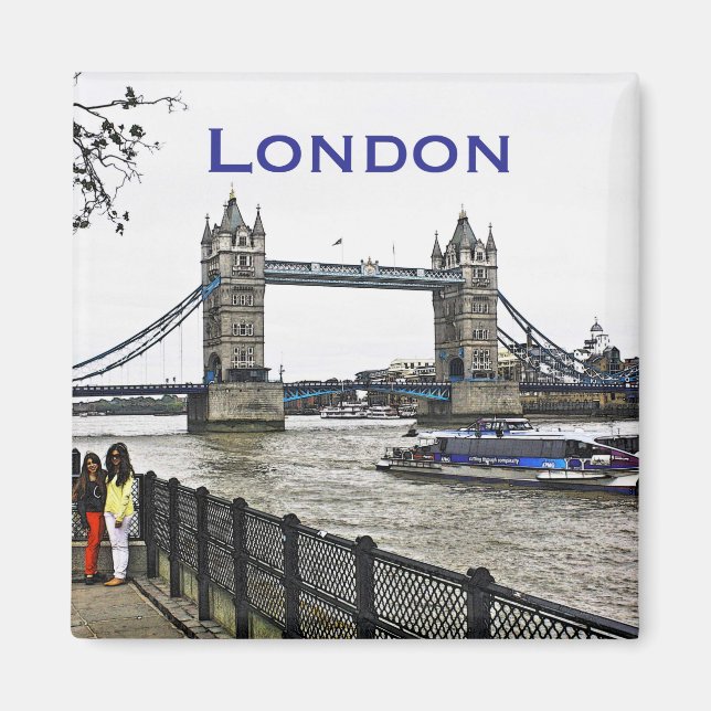 London Tower Bridge Magnet (Front)