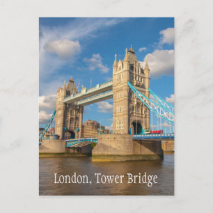 London, Tower Bridge, photography postcard