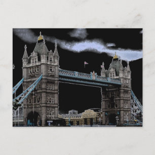 London Tower Bridge Postcard