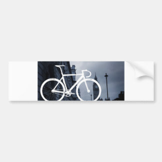 London Track Bicycle Bumper Sticker