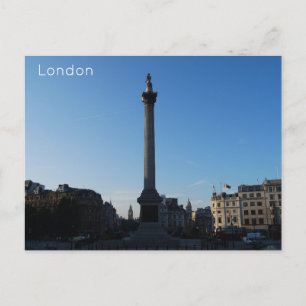 London - Trafalgar Square Holiday Postcard