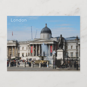 London - Trafalgar Square Holiday Postcard