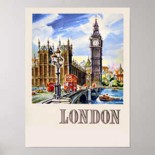 London travel poster