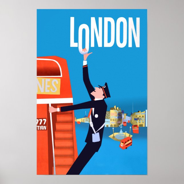 London travel poster (Front)