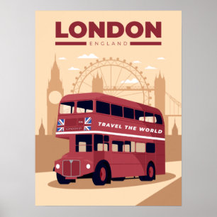 LONDON travel poster