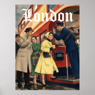 London Travel Poster