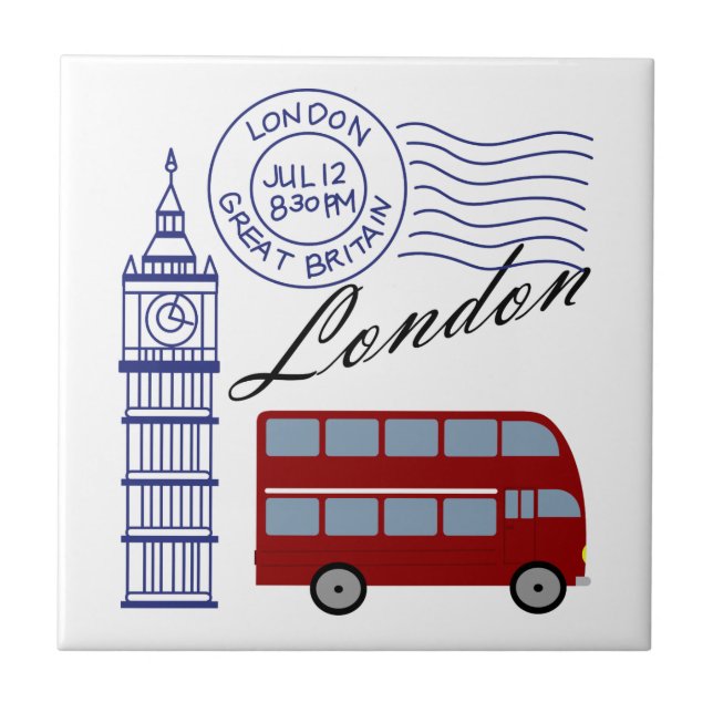 London Travel Tile (Front)