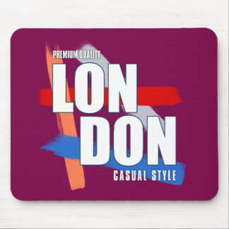 London Typography Mouse Mat