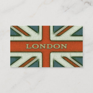 London UK Flag Business Card