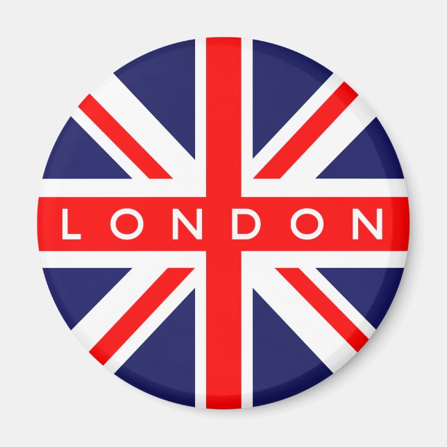London UK Flag Magnet (Front)