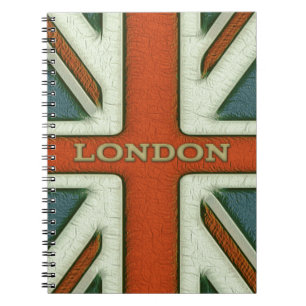London UK Flag Notebook
