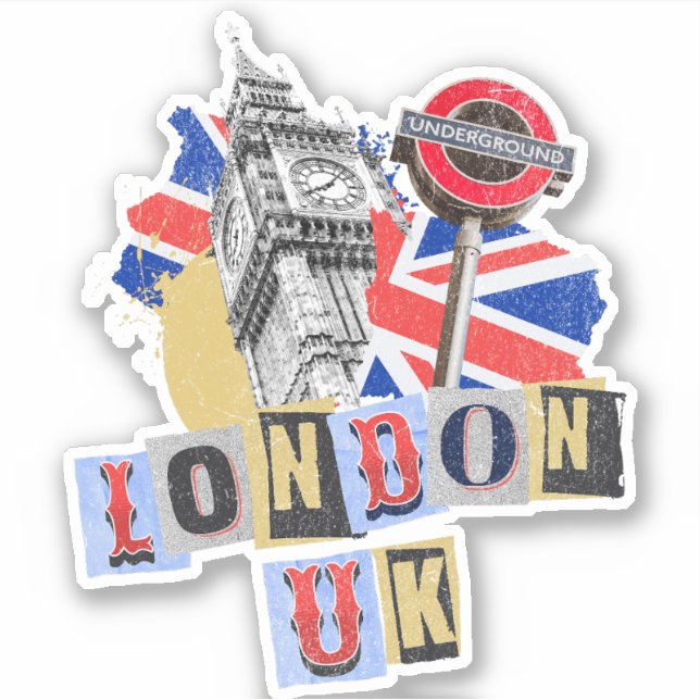 London UK retro style design (Front)