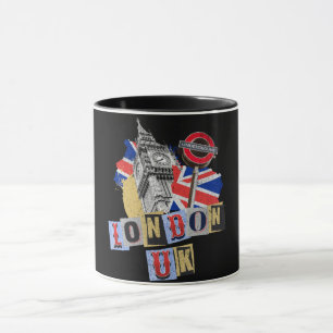 London UK retro style design Mug