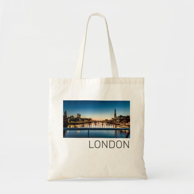 London Uk Skyline United Kingdom England Souvenir Tote Bag (Front)