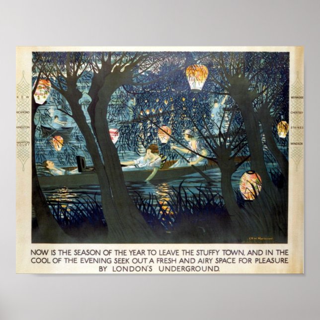 London Underground 1908-1933 Poster (Front)