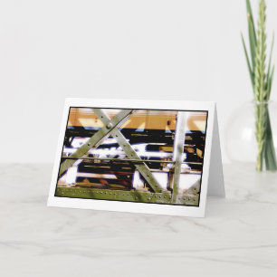 London Underground Tracks Thank You Card