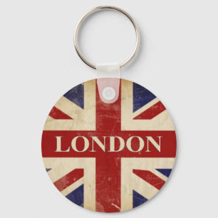 London - Union Jack - I Love London Key Ring