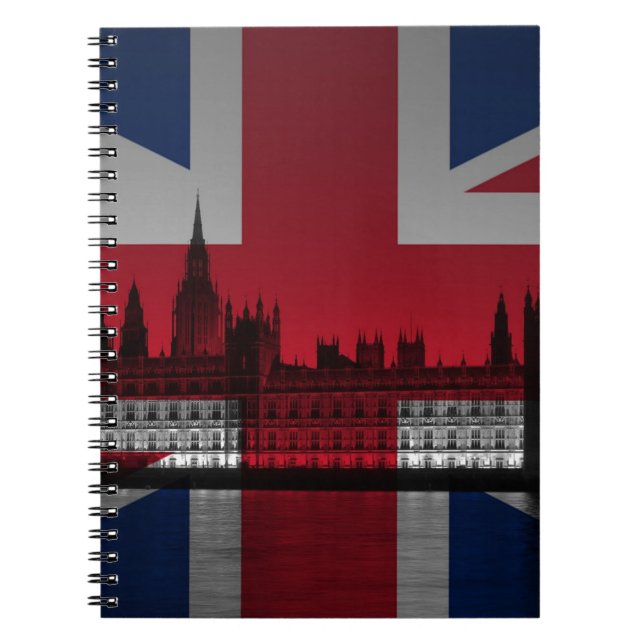 London Union Jack Notebook (Front)
